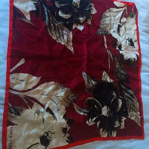 Vince Camuto Floral Scarf 100% Silk